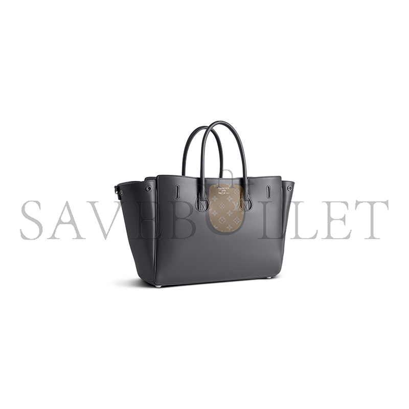 BALENCIAGA WOMEN'S BEL AIR CARRY ALL BAG SMALL IN GREY 8356892ABAW1239 (29.5*20.3*11.9cm) BALENCIAGA WOMEN'S BEL AIR CARRY ALL BAG SMALL IN GREY 8356892ABAW1239 (29.5*20.3*11.9cm)
